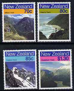 New Zealand 1988 Scenic Walking Trails perf set of 4 unmounted mint, SG 1469-72, stamps on , stamps on  stamps on tourism