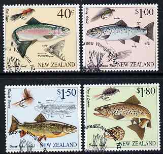 New Zealand 1997 Fly Fishing perf set of 4 fine used, SG 2082-5, stamps on , stamps on  stamps on fishing, stamps on  stamps on insects