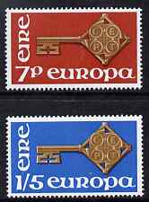 Ireland 1968 Europa set of 2 unmounted mint, SG 239-40, stamps on , stamps on  stamps on europa
