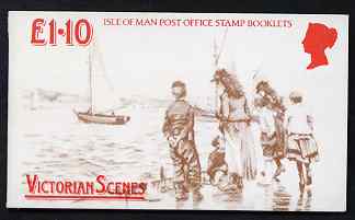 Isle of Man 1987 Victorian Douglas £1.10 booklet (pictorial cover) complete and fine, SG SB17, stamps on tourism, stamps on 