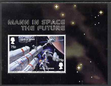 Isle of Man 2003 Isle of Man Involvement in Space Exploration m/sheet unmounted mint, SG MS1055, stamps on , stamps on  stamps on space