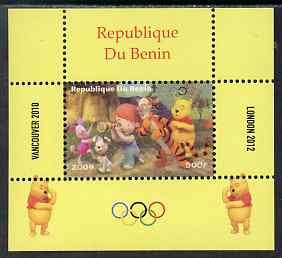 Benin 2009 Olympic Games - Disney's Winnie the Pooh #02 individual perf deluxe sheet unmounted mint. Note this item is privately produced and is offered purely on its thematic appeal, stamps on , stamps on  stamps on olympics, stamps on  stamps on pooh, stamps on  stamps on bears, stamps on  stamps on cartoons, stamps on  stamps on fairy tales, stamps on  stamps on tigers, stamps on  stamps on disney, stamps on  stamps on films, stamps on  stamps on cinema, stamps on  stamps on movies