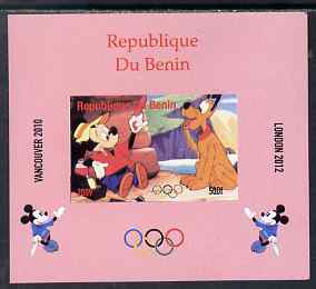 Benin 2009 Olympic Games - Disney Characters #11 individual imperf deluxe sheet unmounted mint. Note this item is privately produced and is offered purely on its thematic appeal, stamps on , stamps on  stamps on olympics, stamps on  stamps on cartoons , stamps on  stamps on disney, stamps on  stamps on films, stamps on  stamps on cinema, stamps on  stamps on movies