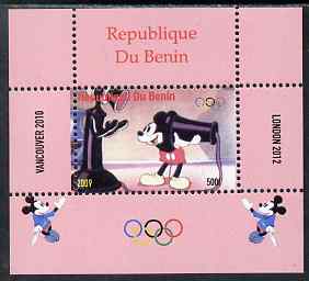 Benin 2009 Olympic Games - Disney Characters #14 individual perf deluxe sheet unmounted mint. Note this item is privately produced and is offered purely on its thematic appeal, stamps on , stamps on  stamps on olympics, stamps on  stamps on telephones, stamps on  stamps on cartoons , stamps on  stamps on disney, stamps on  stamps on films, stamps on  stamps on cinema, stamps on  stamps on movies