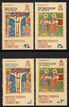 British Indian Ocean Territory 1973 Easter perf set of 4 unmounted mint, SG 47-50, stamps on , stamps on  stamps on easter