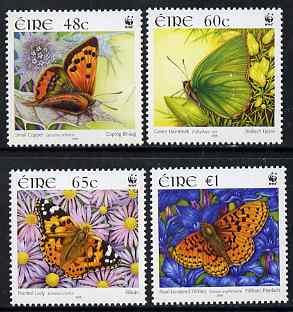 Ireland 2005 WWF - Butterflies perf set of 4 unmounted mint SG  1740-3, stamps on wwf , stamps on butterflies