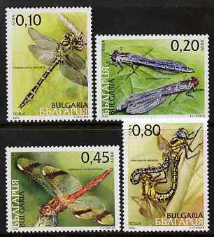 Bulgaria 2005 Dragonflies perf set of 4 unmounted mint SG 4544-47, stamps on insects, stamps on dragonflies
