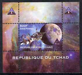 Chad 2009 Space - Orion Mission #1 individual perf deluxe sheet unmounted mint. Note this item is privately produced and is offered purely on its thematic appeal, stamps on , stamps on  stamps on space, stamps on  stamps on astronomy, stamps on  stamps on rockets