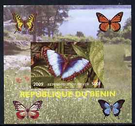 Benin 2009 Butterflies #2 individual imperf deluxe sheet unmounted mint. Note this item is privately produced and is offered purely on its thematic appeal, stamps on butterflies, stamps on 