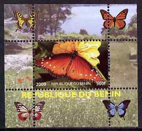 Benin 2009 Butterflies #3 individual perf deluxe sheet unmounted mint. Note this item is privately produced and is offered purely on its thematic appeal, stamps on , stamps on  stamps on butterflies, stamps on  stamps on 