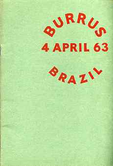 Auction Catalogue - Brazil - Robson Lowe 4 Apr 1963 - the Burrus coll - cat only, stamps on , stamps on  stamps on auction catalogue - brazil - robson lowe 4 apr 1963 - the burrus coll - cat only