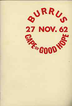 Auction Catalogue - Cape of Good Hope - Robson Lowe 27 Nov 1962 - the Burrus coll - with prices realised & booklet of colour plates, stamps on , stamps on  stamps on auction catalogue - cape of good hope - robson lowe 27 nov 1962 - the burrus coll - with prices realised & booklet of colour plates