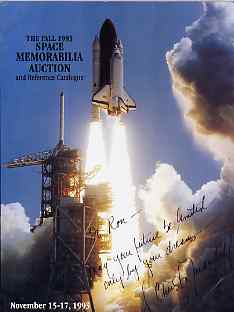 Auction Catalogue - Space Memorabilia - Superior 15-17 Nov 1993 - cat only, stamps on 