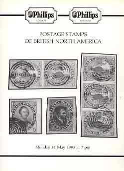 Auction Catalogue - British North America - Phillips 31 May 1993 - cat only , stamps on , stamps on  stamps on auction catalogue - british north america - phillips 31 may 1993 - cat only 