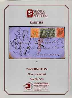 Auction Catalogue - Rarities - Stanley Gibbons 29 Nov 1989 - with prices realised , stamps on , stamps on  stamps on auction catalogue - rarities - stanley gibbons 29 nov 1989 - with prices realised 