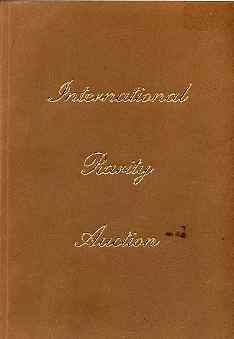 Auction Catalogue - International Rarity Auction - Greg Manning 10 May 1980 - cat only, stamps on , stamps on  stamps on auction catalogue - international rarity auction - greg manning 10 may 1980 - cat only