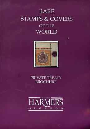 Auction Catalogue - Rare Stamps & Covers of the World - Harmers Private Treaty Brochure, stamps on 
