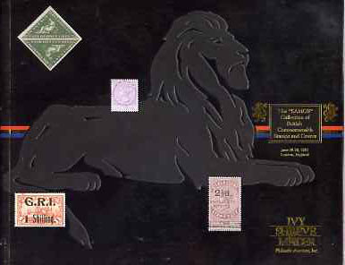 Auction Catalogue - British Commonwealth - Ivy, Shreve & Madder - 19-20 June 1991 - the Samos collection - cat only, stamps on , stamps on  stamps on auction catalogue - british commonwealth - ivy, stamps on  stamps on  shreve & madder - 19-20 june 1991 - the samos collection - cat only