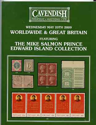 Auction Catalogue - Prince Edward Island - Cavendish 20 May 2009 - the Mike Salmon collection - cat only, stamps on 