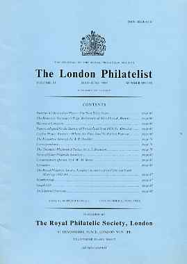 Literature - London Philatelist Vol 93 Number 1097-98 dated May-Jun 1984 - with articles relating to Switzerland, Ceylon, Chile & Thematics, stamps on , stamps on  stamps on literature - london philatelist vol 93 number 1097-98 dated may-jun 1984 - with articles relating to switzerland, stamps on  stamps on  ceylon, stamps on  stamps on  chile & thematics