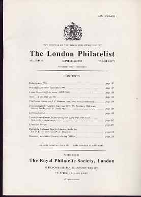 Literature - London Philatelist Vol 99 Number 1173 dated September 1990 - with articles relating to Bradbury Wilkinson 1935 Silver Jubilee & Austria, stamps on 