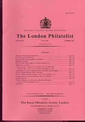 Literature - London Philatelist Vol 107 Number 1255 dated May 1998 - with articles relating to Great Britain 1d reds & Dogs (Thematic), stamps on , stamps on  stamps on literature - london philatelist vol 107 number 1255 dated may 1998 - with articles relating to great britain 1d reds & dogs (thematic)