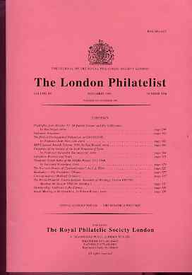 Literature - London Philatelist Vol 107 Number 1260 dated November 1998 - with articles relating to Syria Forgeries, Thailand & Czechoslovakia