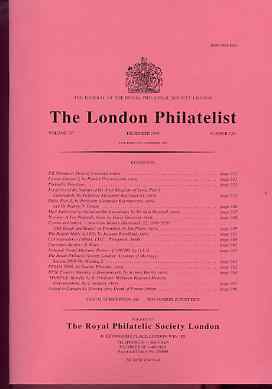 Literature - London Philatelist Vol 107 Number 1261 dated December 1998 - with articles relating to Syria Forgeries, Stellaland & Norway