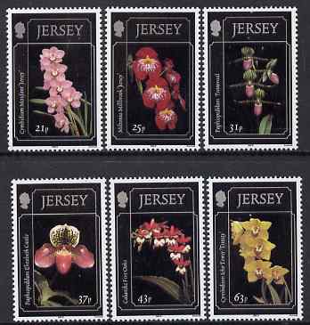 Jersey 1999 Jersey Orchids (4th series) set of 6 unmounted mint, SG 892-97, stamps on , stamps on  stamps on flowers, stamps on  stamps on orchids