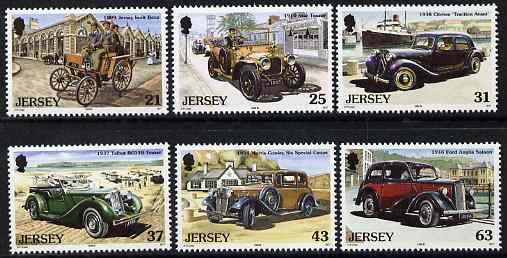 Jersey 1999 Vintage Cars (3rd series) set of 6 unmounted mint, SG 905-10, stamps on transport, stamps on cars