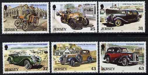 Jersey 1999 Vintage Cars (3rd series) set of 6 unmounted mint, SG 905-10, stamps on transport, stamps on cars