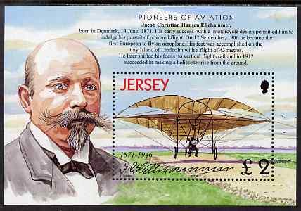 Jersey 2003 Centenary of Powered Flight perf m/sheet unmounted mint, SG MS1080, stamps on , stamps on  stamps on aviation