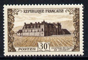 France 1951 Chateau Clos-Vougeot unmounted mint SG 1135, stamps on drink    wine    alcohol