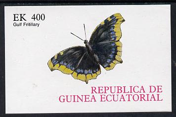 Equatorial Guinea 1977 Butterflies 400ek imperf m/sheet unmounted mint. NOTE - this item has been selected for a special offer with the price significantly reduced, stamps on butterflies