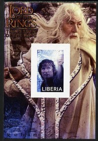 Liberia 2003 Lord of the Rings #3 imperf s/sheet unmounted mint, stamps on , stamps on  stamps on films, stamps on  stamps on movies, stamps on  stamps on literature, stamps on  stamps on fantasy, stamps on  stamps on entertainments, stamps on  stamps on 