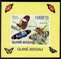 Guinea - Bissau 2009 Butterflies individual imperf deluxe sheet #2 unmounted mint. Note this item is privately produced and is offered purely on its thematic appeal      ..., stamps on butterflies