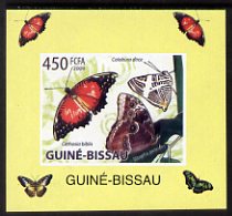 Guinea - Bissau 2009 Butterflies individual imperf deluxe sheet #4 unmounted mint. Note this item is privately produced and is offered purely on its thematic appeal      ..., stamps on butterflies