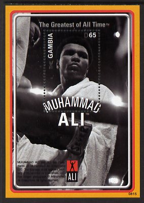 Gambia 2008 Muhammad Ali - The Greatest of All Time 65d perf m/sheet (Ali in robe) unmounted mint, SG MS5211b, stamps on , stamps on  stamps on personalities, stamps on  stamps on boxing