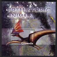 Grenada 2005 Dinosaurs Tapejara Imperator $6 perf m/sheet unmounted mint, SG MS5027c, stamps on dinosaurs