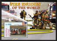 Sierra Leone 2005 Fire Engines perf m/sheet (Fire engine USA) unmounted mint, SG MS4380b, stamps on , stamps on  stamps on fire, stamps on  stamps on fire engines