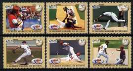 Cuba 2009 World Baseball Competition perf set of 6 unmounted mint , stamps on , stamps on  stamps on sport, stamps on  stamps on baseball