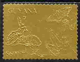 Guyana 2006 Nature Protection $600 embossed in gold foil unmounted mint, stamps on , stamps on  stamps on animals, stamps on  stamps on rabbirs, stamps on  stamps on fungi, stamps on  stamps on butterflies, stamps on  stamps on minerals