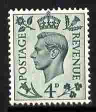 Great Britain 1937-47 KG6 4d grey-green unmounted mint, SG 468, stamps on , stamps on  kg6 , stamps on 