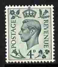 Great Britain 1937-47 KG6 4d grey-green unmounted mint, SG 468, stamps on , stamps on  stamps on , stamps on  stamps on  kg6 , stamps on  stamps on 