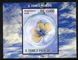 St Thomas & Prince Islands 2010 Butterflies #3 individual imperf deluxe sheetlet unmounted mint. Note this item is privately produced and is offered purely on its thematic appeal , stamps on butterflies, stamps on 