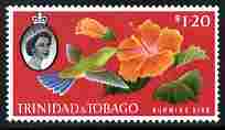 Trinidad & Tobago 1960-67 Hummingbird $1.20 from def set unmounted mint SG 296, stamps on , stamps on  stamps on birds, stamps on  stamps on humming birds, stamps on  stamps on flowers