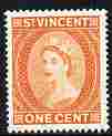 St Vincent 1955-63 QEII def 1c orange (watermark Script CA) unmounted mint SG 189, stamps on , stamps on  stamps on , stamps on  stamps on qeii, stamps on  stamps on 