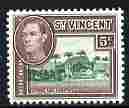 St Vincent 1949-52 KG6 Pictorial def 5c green & purple-brown unmounted mint SG 168, stamps on , stamps on  stamps on , stamps on  stamps on  kg6 , stamps on  stamps on parks, stamps on  stamps on 