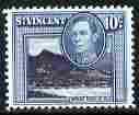 St Vincent 1949-52 KG6 Pictorial def 10c blue-black & blue-green unmounted mint SG 170a, stamps on , stamps on  stamps on , stamps on  stamps on  kg6 , stamps on  stamps on 