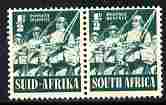 South Africa 1941-46 KG6 War Effort 1/2d Infantry horiz pair unmounted mint SG 88, stamps on , stamps on  stamps on militaria, stamps on  stamps on  kg6 , stamps on  stamps on  ww2 , stamps on  stamps on 